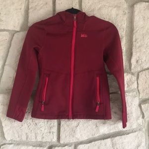 REI Girl Zip up Sweatshirt